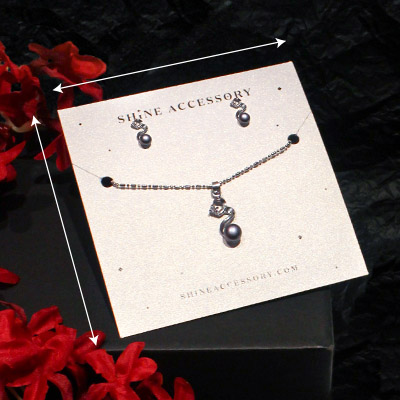 Earring + Necklace Display Card Size 2